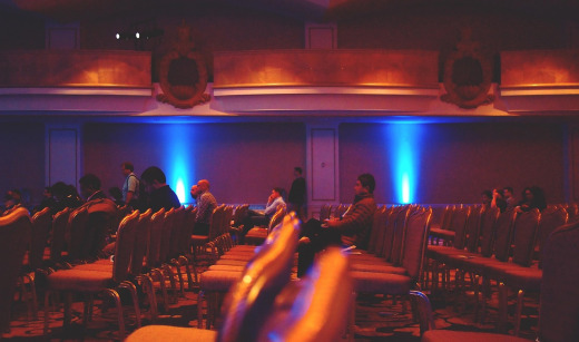 corporate event conference stage